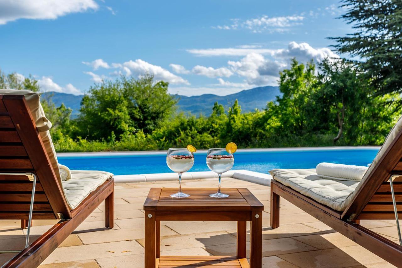 Вілла Casa Di Oliva-House With Heated Pool & Jacuzzi In Trilj, Croatia Екстер'єр фото