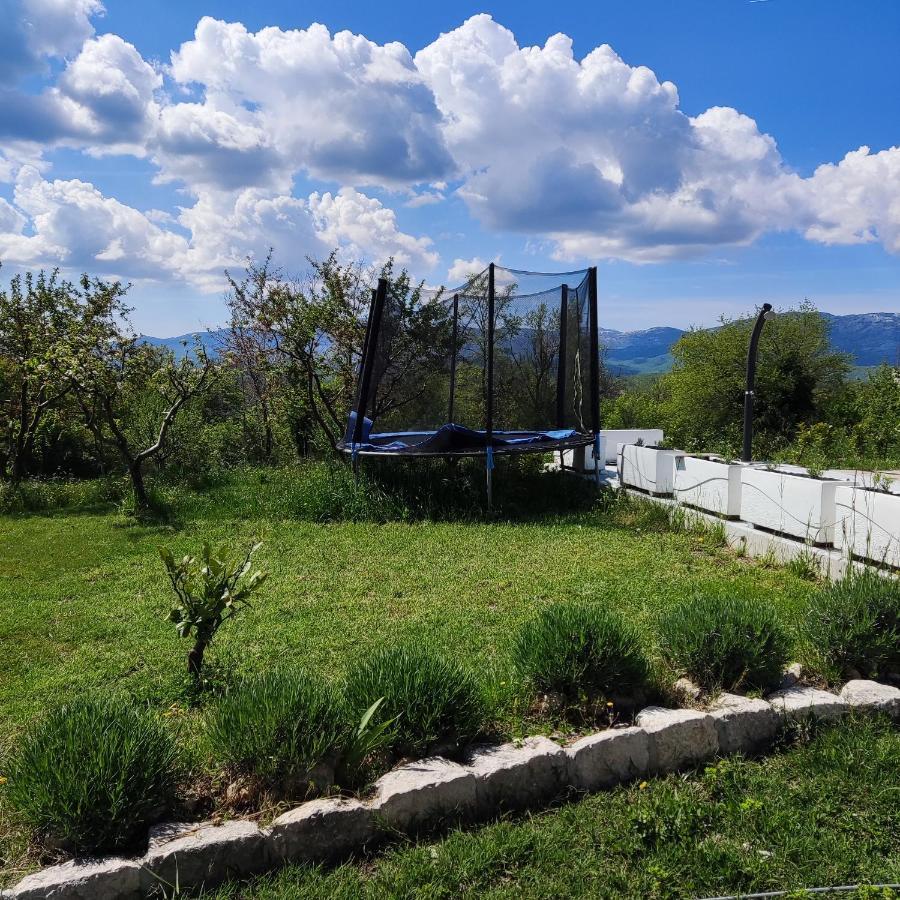 Вілла Casa Di Oliva-House With Heated Pool & Jacuzzi In Trilj, Croatia Екстер'єр фото